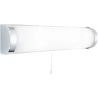Searchlight Wandlampe Liana, dimmbar, für Badezimmer, Kunststoff, Modern, Wandleuchte, Wandlampe Bad