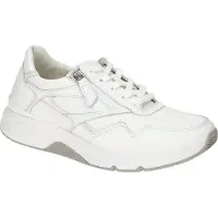 Gabor ROLLINGSOFT Damenschuhe - sportliche Schnür- Halbschuhe weiß Freizeit NEU