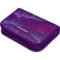 Schneiders Federmäppchen Pencil Case Wafy Dots violett