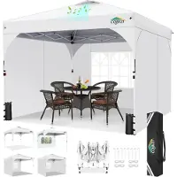 Sonstiges COBIZI Pavillon 3x3 Wasserdicht Stabil Winterfest Pop Up Partyzelt UV Schutz