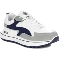 Big star Damen Plateau Sneaker RR274A215 Marineblau mit 5 cm Plateauhöhe