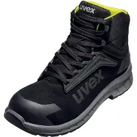 Uvex 2 trend Sicherheitsschuh S3S Schnürstiefel schwarz/gelb 45