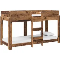 Syfax Etagenbett für Kinder Altholz 75 x 190 cm Holzwerkstoff