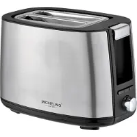 Michelino Edelstahl 2-Scheiben Toaster Toastautomat 74465