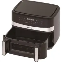 Klausberg Doppelkammer-Fettfrei-Fritteuse 9L 1750W Air Fryer KB-7717