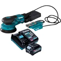 Makita BO 003 CGD101 Akku Exzenterschleifer 40 V max. 125 mm 3,0 mm Hub Brushless + 1x Akku 2,5 Ah + Ladegerät