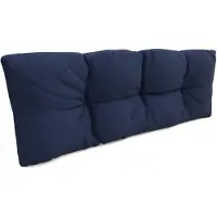 Pokar Palettenkissen mit schöner Steppung Auflage Palettensofa, Größe:Rückenkissen 120 x 40, Farbe:Dunkelblau