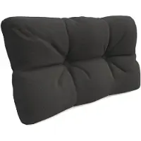 Pokar Palettenkissen mit schöner Steppung Auflage Palettensofa, Größe:Seitenkissen 60 x 40, Farbe:Anthrazit