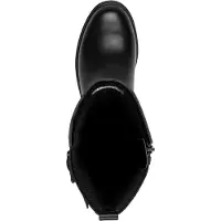Tamaris Damen Stiefel mit Stretch-Schaft & natürlichen Touch 1-25625-45, Größe:41 EU, Farbe:Schwarz