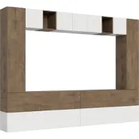 Itamoby Zusammensetzung der Wohnzimmerwand H105 L.348 H.254 T.39,2