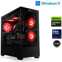 CSL-Computer Gaming PC M13400H / Intel Core Ultra 7 265KF, 20x 3900 MHz / NVIDIA RTX5060Ti / 32 Go DDR5 RAM / M.2 SSD 1000 GB - Windows 11 Home
