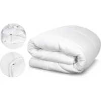 AIO Factory Bettdecke 200 x 220 cm, 4 Jahreszeiten, antiallergische Mikrofaser, Silikon