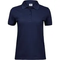 Tee Jays Damen Polo-Shirt, Kurzarm BC3302 (XL) (Marineblau)