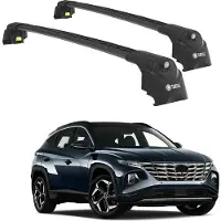 TURTLE DACHTRÄGER AIR-2 , Schwarz HYUNDAI TUCSON NX4 2022 2023 2024 (SUV)