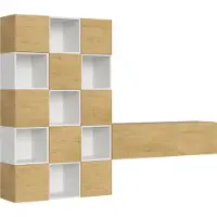 Itamoby Zusammensetzung der Wohnzimmerwand A101 L.274 H.200 T.39,2