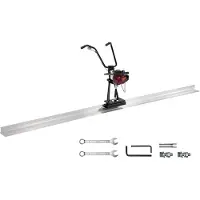 StarTech.com Vibrationsbohle Rüttelbohle - Betonabzieher 1,2 m - Viertakt-Motor - Drehzahl 6500 U/min - Aluminium - Höhenverstellbare Griffe - Hohe Effizienz