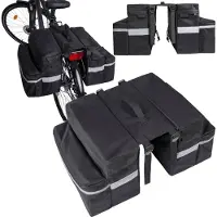 Mona | Elektro Tasche - Schwarz - 26l - 35x12x30 Cm - Reflektierende Elemente - Doppelte Komoren