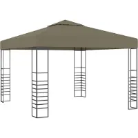 Syfax Gartenzelt 3x3 m Taupe 180 g/m²