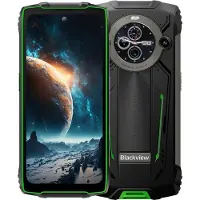 Blackview BV8200 Outdoor-Smartphone schwarz, 170-Lumen-Taschenlampe, Dual-Display, Helio G100, 36+256GB, 6,5" 120Hz FHD+, 50MP, IP68, Android 14, NFC