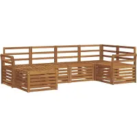 Syfax Ecksofa Set 6 pcs Natur