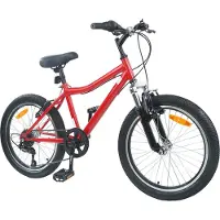 vidaXL Kinderfahrrad 20 Zoll 6-Geschwindigkeit für 6-11 Jahre alt Rot
