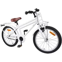 vidaXL Kinderfahrrad 22 Zoll für 7-12 Jahre alt Weiß