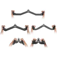 Vevor LAT Pulldown Bar Handle Attachment V-bar T-bar Cable Machine for Home Gym