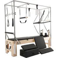 Vevor Pilates Reformer Holz-Pilatesgerät Heimfitnessgerät