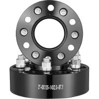 Vevor 2" 6"x5,3" Spurverbreiterungen Radadapter 6-Loch-Spurverbreiterung 4 Stück schwarz