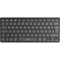Inateck Bluetooth-Tastatur, Kabellose Tastatur mit 3 Bluetooth, Ultraschlank QWERTZ, Vergrößerte Tastenkappen, für iPad Pro/Air/Mini/10,9/10,2/9,7/Windows/Android/iOS, Ergonomisches Design, KB01003G