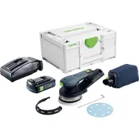 Festool ETSC 2 125-Basic Akku Exzenterschleifer 18 V 125 mm Brushless + 1x Akku 3,0 Ah + Ladegerät + Systainer