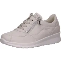 Waldlaufer Schnürhalbschuhe in weiss/weiss kombi, Gr. 4.5