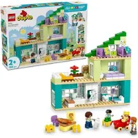 LEGO DUPLO Ma Ville 10470, Modernes Familienhaus 3-in-1, Bauspielzeug für Mädchen und Jungen ab 2 Jahren