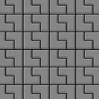 ALLOY Mosaik Fliese Massiv Metall Edelstahl Marine Hochglanz Grau 1,6mm Kink-s-s-mm 1 Paket mit 10 Matten 0,93 m2 Grau