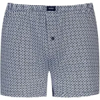 Mey Boxershorts "BLUE GEO" ohne Eingriff, weite Passform