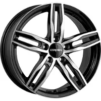 CARMANI Felge 14 Paul 7.5 Zollx17 Zoll ET55 5x108 black polish CA147517F155BP kompatibel mit Ford Focus Galaxy/S-Max Kuga Mondeo