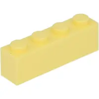 LEGO 50 Stück 3010 Stein Brick 1x4 Part Basic Steine 50 Helles Hellgelb