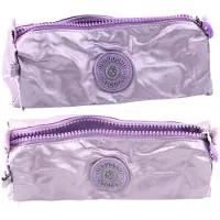 Lean Federmäppchen für die Schule, Organizer, Einzelfach, Violett, 21,5 cm
