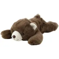 Leantoys Lean Plüsch Maskottchen Umarmungen Liegender Bär Braun 30Cm
