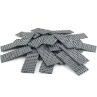 LEGO 6x16 Platten Bauplatten Dunkelgrau - 3027 NEU! Menge 10x