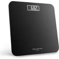 Rowenta Premiss BS1800V0, Elektronische Personenwaage, 160 kg, 100 g, Schwarz, kg, lb, ST, Quadratisch