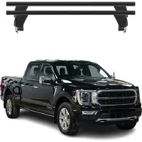 Menabo Dachträger für Ford F-150 Lightning Crew Cab Pick-up 2022-25 Alu Schwarz