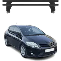 Menabo Dachträger Grundtäger für Toyota Auris 2006-2012 ABE Aluminium Schwarz 2x