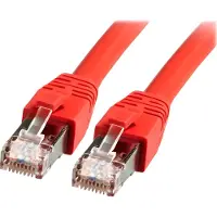 EFB Elektronik K5528RT.10, 10 m, Cat8.1, S/FTP (S-STP), RJ-45, RJ-45, Rot