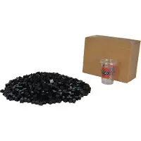 Simba Blox, 1000 schwarze Bausteine für Kinder ab 3 Jahren, 4er Steine, im Karton, vollkompatibel mit vielen anderen Herstellern