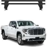 Menabo Dachträger Grundtäger für GMC Sierra IV 2019-2025 Aluminium Schwarz 2x