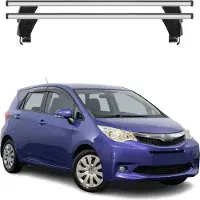 Menabo Dachträger Grundtäger für Subaru Trezia 2011-2016 50kg Alu Silber 2 tlg