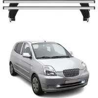 Menabo Dachträger Grundtäger für Kia Picanto 2004-2011 50kg Alu Silber 2 tlg