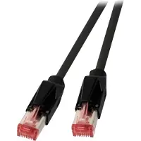 EFB Elektronik K8050.15, 15 m, Cat6a, S/FTP (S-STP), RJ-45, RJ-45, Schwarz