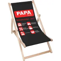 Dreamroots Liegestuhl klappbar Holz, Buchenholz bis zu 130 kg, Sonnenliege klappbar mit 3-stufiger Neigungsregulierung der Rückenlehne, Papa GmbH
